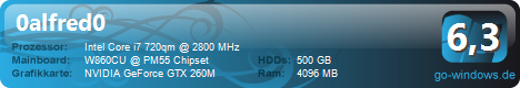 mxSN XMG6 (Clevo W860CU)