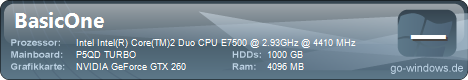  Intel Intel(R) Core(TM)2 Duo CPU E7500
