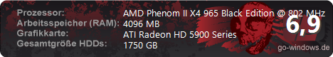 Beam3r HD 5970 + AMD Phenom 2 x4 965 BE