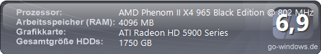 Beam3r HD 5970 + AMD Phenom 2 x4 965 BE