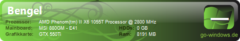 Aufrüstung von einem 6 Jahre alten PC :)