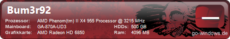 Ati Radeon HD 6850 AMD Phenom II X4 955
