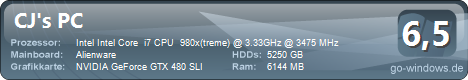 CJ`s 980x(6-12 Core) (Alienware)