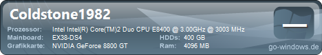 Coldstone`s Pc