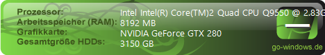 Intel core 2 quad 9550