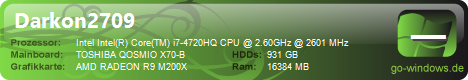 TOSHIBA QOSMIO X70-B