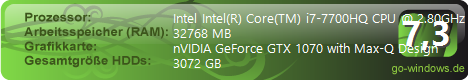 MSI GS73VRG StealthPro