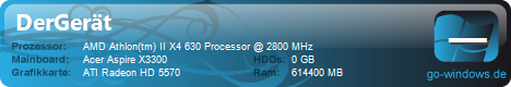 Acer Aspire X3300