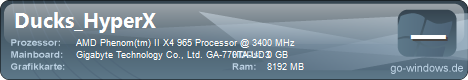 Playing Ducks e.v. HyperX