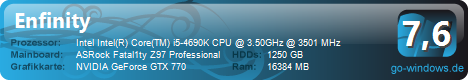 Intel i5-4690k & NVIDIA GTX 770 Eigenbau