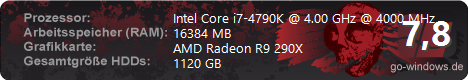 Intel Core i7 4790K & AMD Radeon R9 290X