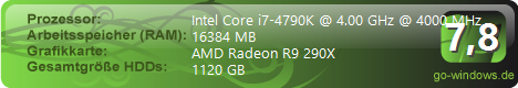 Intel Core i7 4790K & AMD Radeon R9 290X