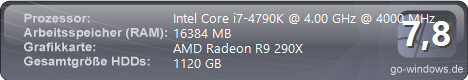 Intel Core i7 4790K & AMD Radeon R9 290X