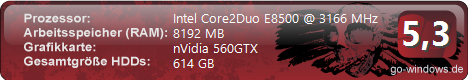 Core 2 Duo with Windows 7 X64