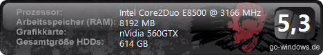 Core 2 Duo with Windows 7 X64