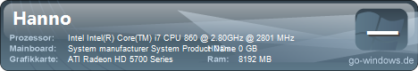 Hanno's neuer PC 