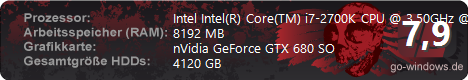 Hardliners Corsair i7 2700K Full Option