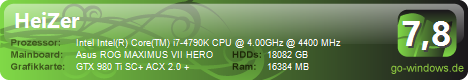 i7-4790k mit GTX 980 Ti im Phanteks Enthoo Luxe