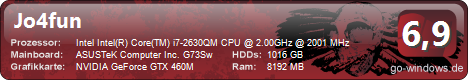 Asus G73 SW (Verkauft)