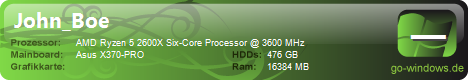 John_Boe - AMD Ryzen 2600X