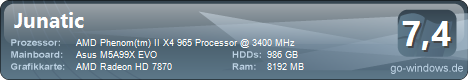 Phenom II X4 965 BE Gamer PC
