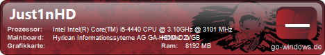 Just1nHD's PC