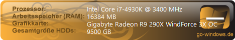 Intel i7 4930K/AMD R9 290X WindForce 3x