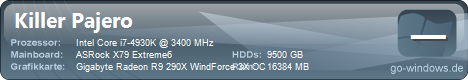 Intel i7 4930K/AMD R9 290X WindForce 3x