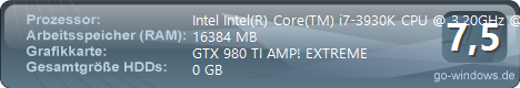 Gaming PC Nvidia+Intel Power GTX 980Ti AMP! EXTREME