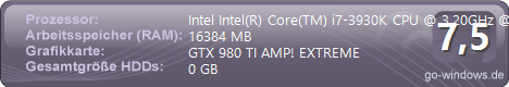 Gaming PC Nvidia+Intel Power GTX 980Ti AMP! EXTREME