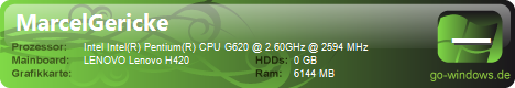 Lenovo H420 Tuned