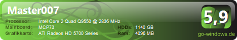 Hauptrechner Windows 7