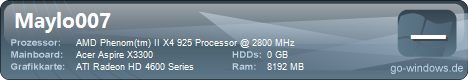 Acer Aspire X3300