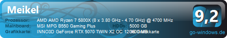 Gaming PC BigSmoke Simulator Edition - Ryzen 7 5800X - RTX 3060TI