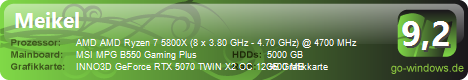 Gaming PC BigSmoke Simulator Edition - Ryzen 7 5800X - RTX 3060TI