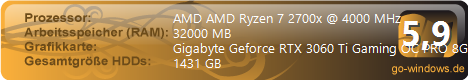 Streaming PC AMD Ryzen 7 2700x & Gigabyte 3060Ti
