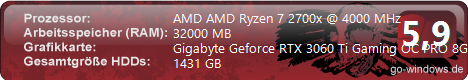 Streaming PC AMD Ryzen 7 2700x & Gigabyte 3060Ti 