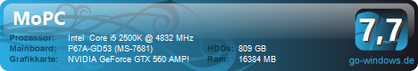 ° 1000€ Intel NVIDIA super OC