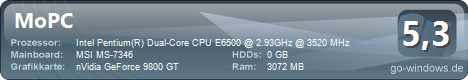 MSI nForce SLI - Windows 8 Testsystem