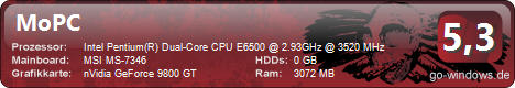 MSI nForce SLI - Windows 8 Testsystem