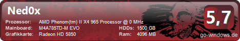 Ned0x's PC