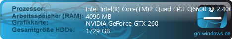 Q6600/4Gb-OCZ-RAM