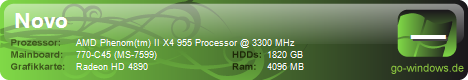 Novo's PC