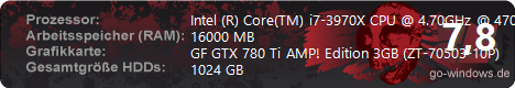 Intel Core i7-3970X Extreme Edition GTX 780Ti SLI Wasser Kühlung Siehe bilder^^