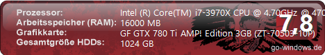 Intel Core i7-3970X Extreme Edition GTX 780Ti SLI Wasser Kühlung Siehe bilder^^