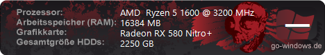 AMD Ryzen 5 1600 PC