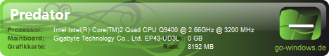 Predator Desktop Pc
