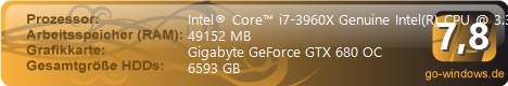 Gaming Kiste (alt, CPU und Mainboard verkauft --> neues Profil erstellt)
