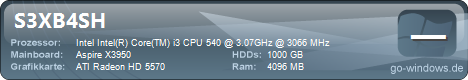 Acer Aspire X3950