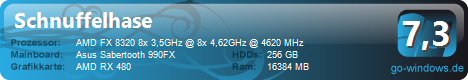 AMD FX 8320 + RX 480 